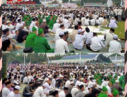 Istiqoaah Qubro dan Tabligh Akbar, Ribuan Ummat Islam Banjiri Alun-alun Pandeglang
