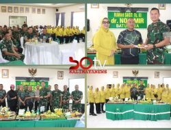 Dandim 0403/ OKU Hadiri Syukuran HUT ke-80 Kesad di RST dr. Noesmir Baturaja