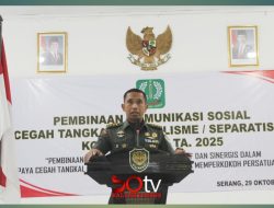 Korem 064/MY Gelar Pembinaan Komunikasi Sosial Cekal Radikalisme Separatis T.A 2025