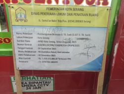 Proyek APBD Kota Serang Dinilai Asal Jadi dan Aburadul 