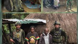 Warga Sambut Haru, Satgas Yonif 700/WYC Terangkan Honai di Nipuralome Bantuan Solar Sel