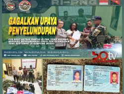 Satgas Pamtas RI-PNG Statis Yonif 643/WNS Berhasil Amankan Dua anggota kelompok TRWP