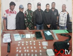 Respon Cepat, Intel Kodim 0210/TU Bersama Intel Korem 023/KS Berhasil Tangkap Bandar Narkoba