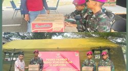 Pasmar 1 Dirikan Posko Bantuan Kemanusiaan Bencana Alam di Sumatera