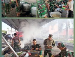Respon Cepat TNI AD, Dirikan Dapur Lapangan Bantu Korban Banjir Bandang dan Tanah Longsor 