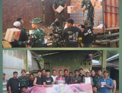 Yonarhanud 11/WBY Salurkan 3.500 Paket Sembako untuk Korban Banjir Aceh Tamiang