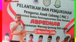 Pelantikan dan pengukuhan PAC ABPEDNAS Kec. Warunggunung, Kab. Lebak