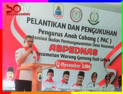 Pelantikan dan pengukuhan PAC ABPEDNAS Kec. Warunggunung, Kab. Lebak