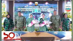 Tiba di Makodam I/BB, Mayjen TNI Hendy Antariksa Beserta Ibu Disambut tradisi Korps Militer, 