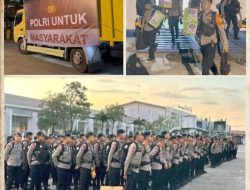 Dukung Ops Aman Nusa II, Bantuan Logistik dan Ratusan Personil Polri Tiba di Pelabuhan Belawan