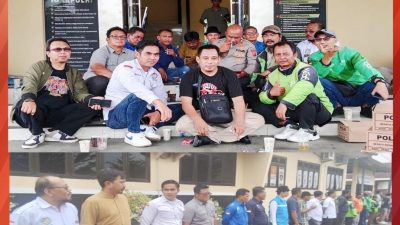 ASPSB Kabupaten Serang Ikuti Giat Gladi Resik Pisah Sambut Kapolres Serang