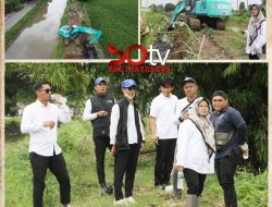 Minimalisir Banjir, DPUPR Kabupaten Serang Normalisasi Saluran Air di Desa Ranjeng