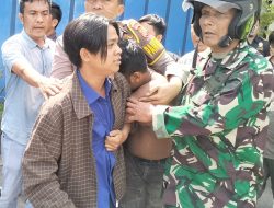 Kesigapan Personel Kodim 0201/Medan. Nyawa Maling Selamat Dari Amukan Massa