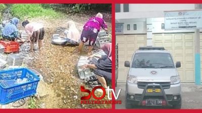 MIRIS !! Bahan Pangan dan Peralatan MBG Dicuci di Kali 