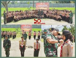Kodim 0203/Langkat Tutup Pembinaan Korps Kadet Republik Indonesia (KKRI) Gelombang IV