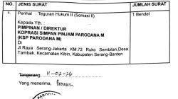 Dugaan Malpraktik dan Bunga Mencekik. Koperasi Parodana M di Somasi Kantor Hukum