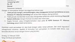 Dugaan Pemalsuan Tanda Tangan. Oknum Serikat KSPN Diduga Catut Data Karyawan Secara Ilegal