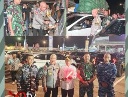 Danrem 064/MY Bersama Gubernur dan Kapolda Banten Tinjau Arus Mudik di Pelabuhan Merak