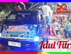 Pertahankan Kearifan Lokal, Pemuda Kampung Ragas, Gelar Pawai Takbir Obor Keliling