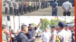 Perkuat Sinergi, Polsek Karawaci Gelar Apel Simulasi Pengamanan Aksi Unras