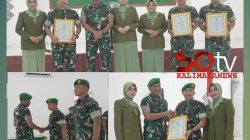 Danrem 064/MY Pimpin Sertijab Kasi Ter Kasrem 064/MY