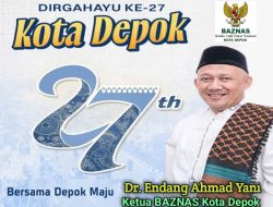 Baznas Kota Depok Ucapkan Selamat HUT Kota Depok Ke 27