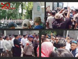 Aksi Damai F-KDKMP Kabupaten Pandeglang Berakhir Ricuh