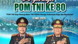 Kapolda Banten Ucapkan Dirgahayu ke-80 POM TNI