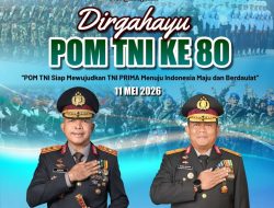 Kapolda Banten Ucapkan Dirgahayu ke-80 POM TNI