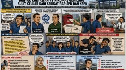 Hak Kebebasan Berserikat Dipertanyakan, Karyawan PT Nikomas Gemilang Mengaku Dipersulit Keluar dari Serikat