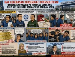 Hak Kebebasan Berserikat Dipertanyakan, Karyawan PT Nikomas Gemilang Mengaku Dipersulit Keluar dari Serikat