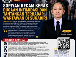 Ketua DPD IWO-I Kabupaten Tangerang Kecam Keras Intimidasi dan Tantangan Terhadap Wartawan
