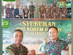 HUT ke 60 Korem 064/MY. Danrem Tegaskan Jati Diri TNI sebagai Tentara Rakyat