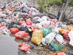 Gunungan Sampah di Pasar Kemis Jadi Sorotan. DLHK Kabupaten Tangerang Dableg