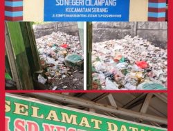 Gara-gara Sampah Menumpuk, SDN Cilampang Kota Serang Jadi Sorotan