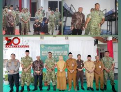 Danrem 064/MY Serahkan Hasil Karya Bakti