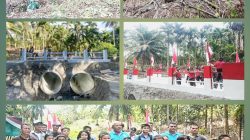 Karya Bakti TNI AD, Jembatan Aramco di Nias Utara Rampung