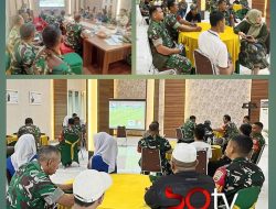 Kemanunggalan TNI-Rakyat. Kodim 0201/Medan Kembali Gelar Nobar Piala Dunia 2026