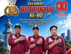 DPD IWO Indonesia Kabupaten Serang Ucapkan Dirgahayu Bhayangkara Ke-80