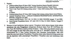 Dugaan Pemalsuan dan Penggelapan Polres Serang Keluarkan SP2HP
