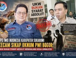 DPD IWO-I Suka Bumi Kecam Sikap Oknum PWI Bogor