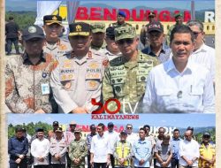 Kapolda Aceh Hadiri Peresmian Bendungan Rukoh di Gampong Alue, Kecamatan Titeue, Kabupaten Pidie