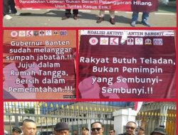 Misteri Dugaan Istri Siri Gubernur Banten. KABB Demo Kemendagri