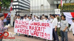 Terkait Kasus Etik Gubernur Banten. Gerakan Mahasiswa Kembali Demo Kemendagri