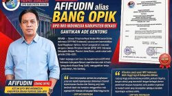 Gantikan Ade Gentong, Bang Opik Resmi Pimpin DPD IWO-I Kabupaten Bekasi 