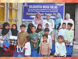 30 anak Yatim Piatu Terima Bansos Di Bascamp Media Online  Grand Sukawana Curug