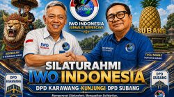 Pererat Persaudaraan Jurnalis Terpercaya, IWO Indonesia DPD Karawang Gelar Silaturahmi dengan DPD Subang