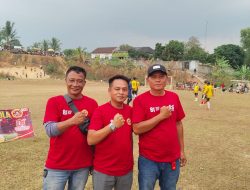 Dukung Semangat HUT RI ke-81, PT Bara Sanpan Marco Jaya Beri Dukungan Penuh Turnamen Sepak Bola Desa Nambo Udik