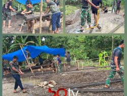 Setahap Demi Setahap, Jembatan Penghubung Desa Mazingo Mulai Terwujud