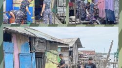 Bangun Kedekatan Dengan Warga Pesisir, KODAERAL I ‎Kuatkan Persaudaraan Dengan Goresan Warna